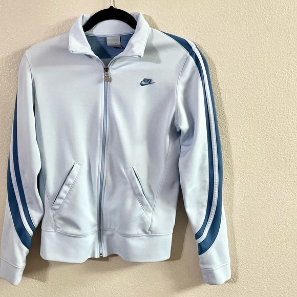 Nike Zip up Track Suit Sweatshirt-Lavender - Picture 2 of 8